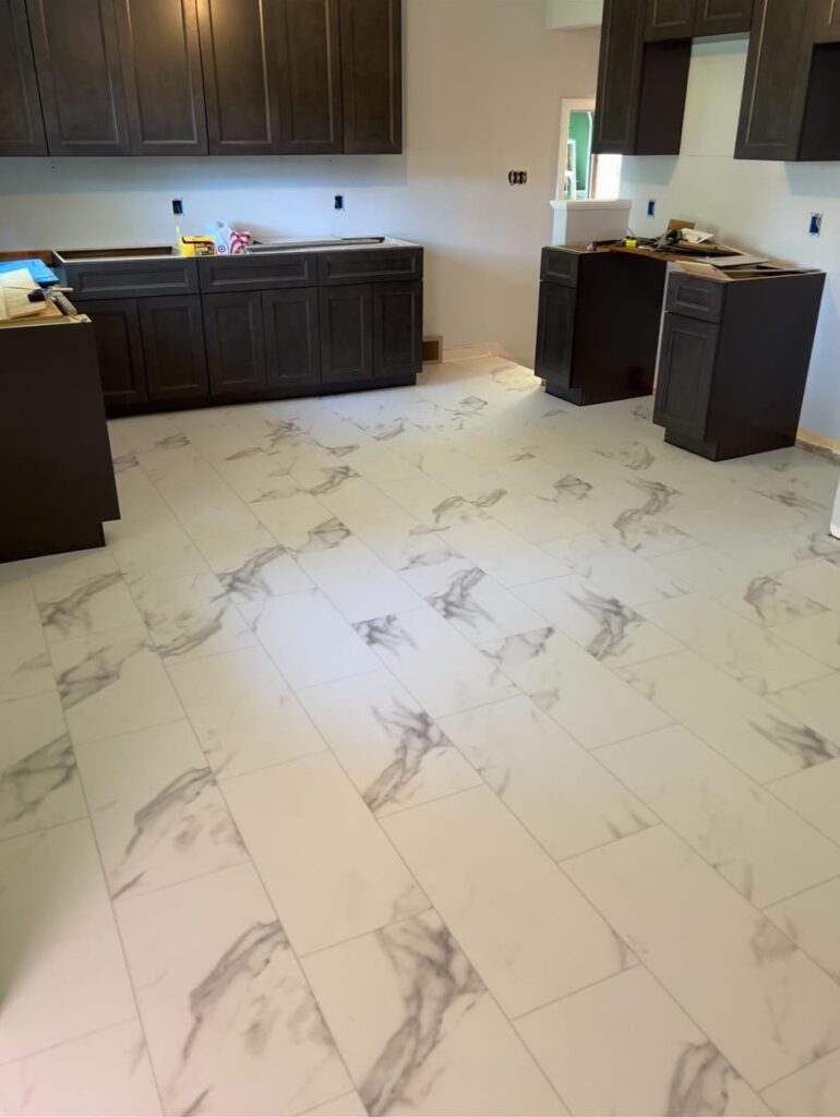 Tile flooring