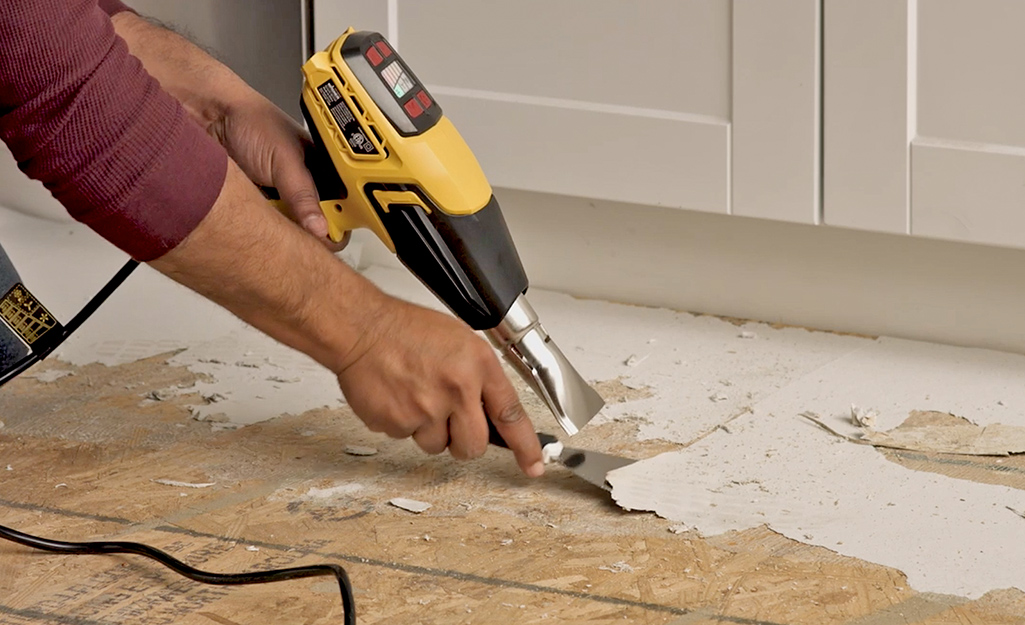 Removing Glue from Vinyl Plank Flooring